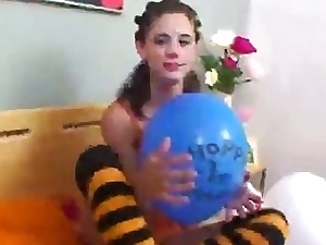 Time For The Balloon Popping Around Unrighteous Tiny Caprice!