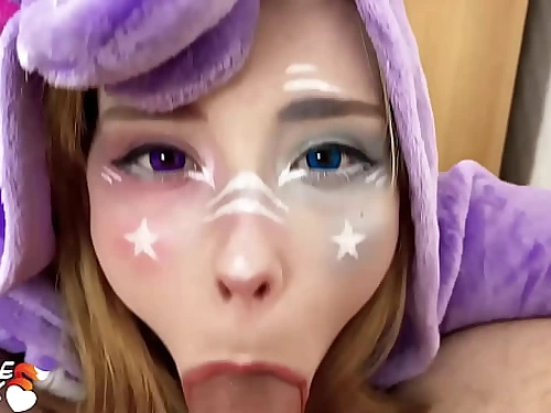 Unicorn Immense Ass Blowage Shaft and Hard Fuck - Point of view Costume play