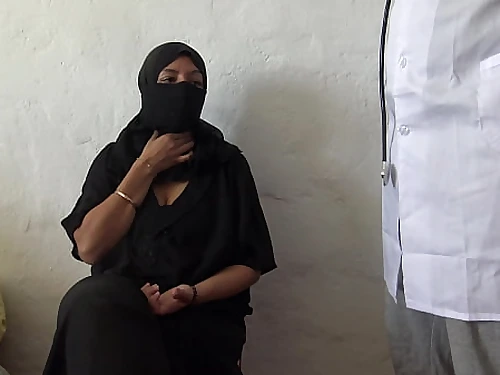 ARAB Fledgling Wifey Swallows Jizz shot FROM Pervy Physician