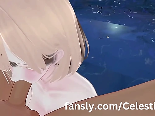 Japanese Teenager Bj's Lifeguard By The Pool~~ [VRChat ERP]